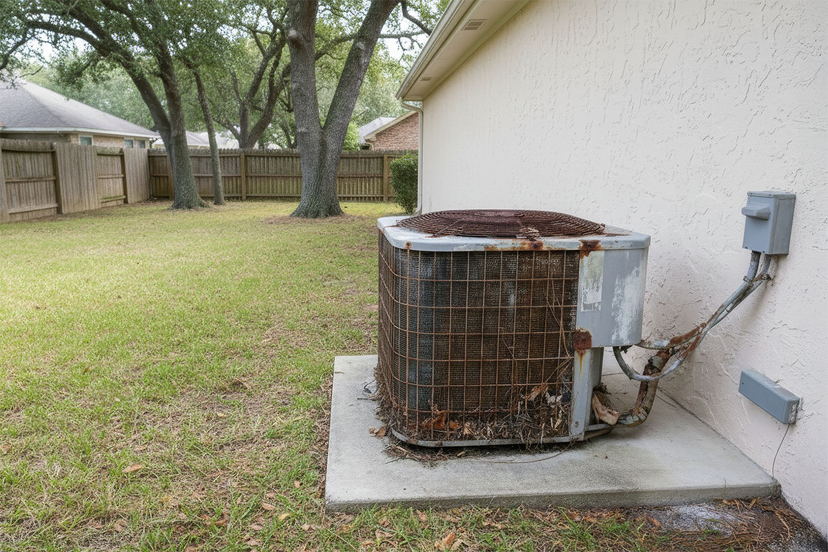 old aged condenser